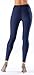 LMB High Waisted Leggings for Women - High Classic Waistband - Extra Soft Fabric, Perfect for Lounging, Yoga, Casual and Formal wear Navy