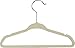 Utopia Home Kids Velvet Hangers - Small Clothes Hanger - Non Slip - Space Saver (25, Ivory)