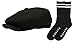 Men's Premium 8 Panel Wool Blend Newsboy Ivy Hat with Socks.
