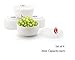 Ceramic Bowls (Set of 4 x 16oz Bowls) – Fun Design Assorted Sizes of China Bowl – Dishwasher & Microwave Safe Ceramic Bowl Set – Easy to Clean Kitchen Bowls Set - Mix Match Dishes Ceramic Houseware
