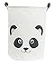 TIBAOLOVER Baby Laundry Basket Baby Hamper Kids Laundry Hamper Cute Toy Storage Bin Organizer for Boys and Girls Panda Nursery Room Decor(Panda)