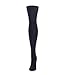 MeMoi Quality Fuzzy Winter Sweater Rib Tights