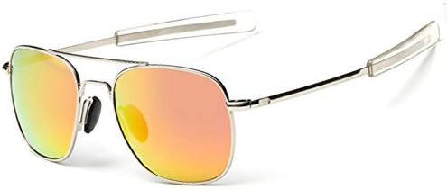 WPF Retro Polarized Sunglasses Aviator Sun Glasses for Men