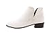FISACE Womens Cute Western Cowboy Bootie Pointed Toe Slip On Low Heel Ankle Boot