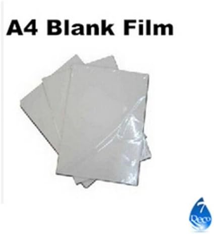 5pcs/lot Blank Water Transfer Printing Film for Inkjet printer,A4 size hydrographic film, decorative material