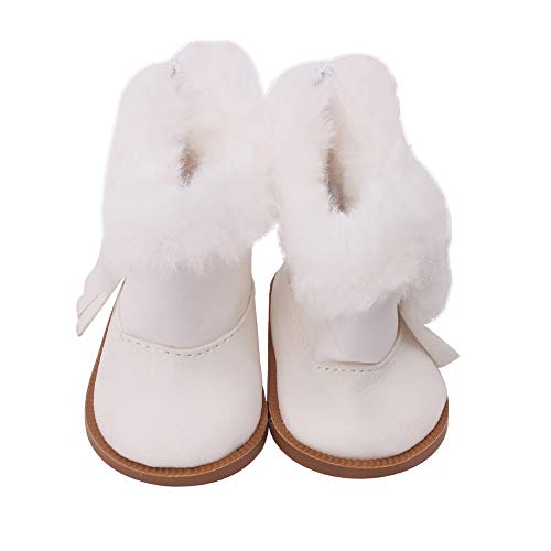 E-TING Dolls Clothes, Headband, Tutu Dress fits for 18 inch Dolls （Christmas Costume Set）