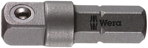 Wera 05136000001 1/4 x 25 mm 870/1 Adaptor - Silver