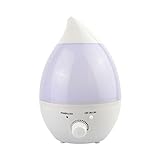 Cool Mist Humidifier Ultrasonic Aromatherapy Aroma Essential Oil Diffuser Waterless Auto Shut-off with 7 Color Changing LED Night Lights for Baby Kids Home Bedroom Living Room Spa Yoga Office