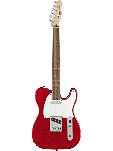 Squier Limited Edition Bullet Telecaster Electric Guitar (Red Sparkle)