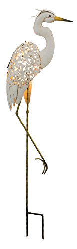 Regal Art & Gift Solar Bird Stake - Egret