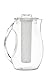 Infused Water Pitcher: Shatterproof Acrylic, Best for Fresh Healthy Homemade Fruit Flavored Infusion Drinks, Iced Juice & Beverage, 93 Oz (3 Quart), with Ice Core & Free Infusing Water Recipes E-Book