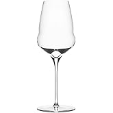 Stölzle Lausitz Cocoon White Wine Glass (Set of 6) - 16.5 oz Crystal Stemware for Red & White Wines, Dishwasher Safe & Lead-Free Glasses for Home Bar - Elegant Gift-Ready Collection