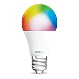 VOCOlinc Smart LED Light Bulb Works with Apple HomeKit, Alexa, Google Assistant, Full Colors, Customized Light Effects, 40W (A19 E26 1 Pack)