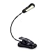 Vekkia Rechargeable 6 Warm LED Book-Light, 3000K Eye-Care Easy Clip on Lamp Reading in Bed, 3 Brightness, Up to 60 Hrs, 2.1 oz Light-weight. Perfect for Bookworms