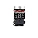 DLFPV® Lipo Battery Low Voltage Tester Checker 1S-8S Buzzer Alarm with LED Indicator for RC Helicopter