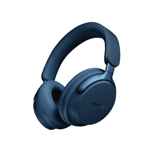 Bose QuietComfort Ultra Headphones Cuffie Wireless Bluetooth con Cancellazione del Rumore, Audio Spaziale e Microfono, Modello Over-ear con hasta 24h de autonomía, Blu Lunare Edizione Limitata