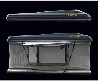 MDZH Tent Black Hard Shell Pop Up Roof Top Camping Tent Universal For Cars Trucks Suvs Camping Travel Mobile