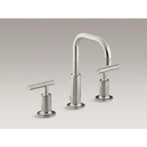KOHLER Purist K144064BN Widespread Bathroom Sink Faucet With Metal