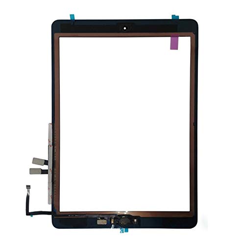 LeHang Touch Screen Digitizer Replacement For Home Button Replacement For iPad 6（2018） A1893 A1954 Black(No Fingerprint verification)