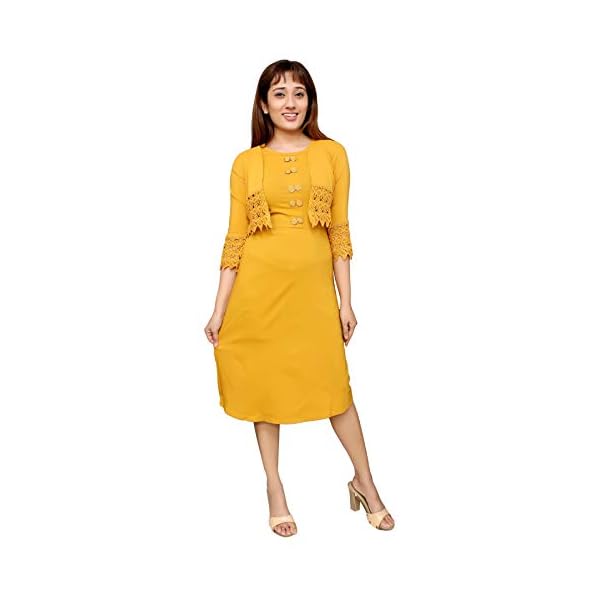 Elendra jeans Girl's A-Line Knee Length 
