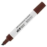 Eberhard Faber Water-Based Markers, Chisel Tip, Brown, Dozen
