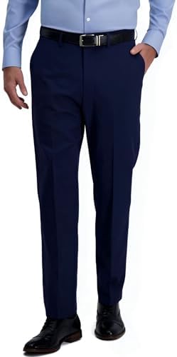 men's classic-fit microtwill ultraflex machine washable dress pants Men's Machine Washable Dress Pants