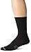 Wrightsock Unisex Ultra Thin Crew Socks | Guaranteed Blister Free| Women & Men | Sport & Travel | Eco Friendly, Black, Large