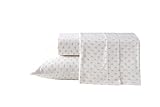 Brielle Fashion Cotton Jersey Sheet Set, Cal-King, Fleur De Lis Gold