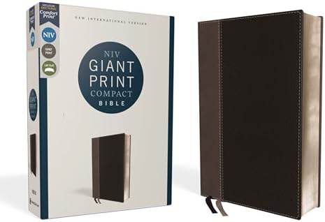 NIV Zondervan Personal Size Giant Print Bible Red Letter Edition