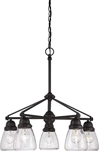 Nuvo Lighting 605545 Five Light Chandelier, Bronzedark