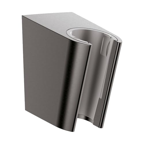 hansgrohe Duschkopfhalterung Porter S, Brausehalter, Brushed Black Chrome