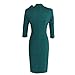 Women's Celebrity 1950s Vintage Retro Bow Cocktail Party Evening Dress 469 GRN 14 Green