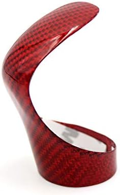 Real Carbon Fiber Gear Shift Knob Shifter Head Cover Trim Fit For Lexus IS ES NX GS (Carbon fiber red): Automotive