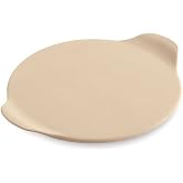 The Pampered Chef Medium Round Stone with Built in Handles on the Sides