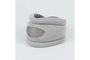 SLYWARY Neck Brace, Soft Foam Neck Braces for Neck Pain and Support, Adjustable Cervical Collar Keep Vertebrae Stable and Aligned, Relief of Cervical Spine Pressure for Sleeping(Grey, Medium, 3" Depth)