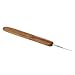 MagiDeal 5pcs Bamboo Hair Weaving Crochet Needles Dreading Hooks Dreadlock Tool for Braid Craft 0.5mm 0.75mm - 0.5mm