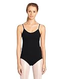 Capezio Women's V-Neck Camisole Leotard,Black,Small