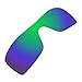 Replacement Polarized Lenses for Oakley Batwolf Sunglasses (Emerald Green Mirror)