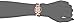 Anne Klein Women's AK/2836SUNS Rose Gold-Tone Bracelet Watch and Sunstone Beaded Bracelet