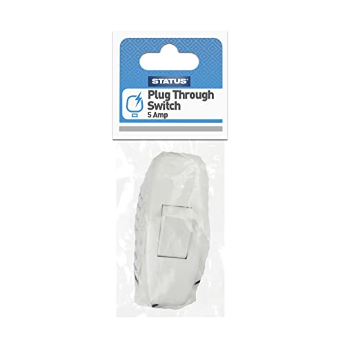 STATUS Plug Through Switch | 5A Plug Through Light Switch |... en promo sur Amazon