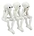 Ebros Glow in The Dark See Hear Speak No Evil Alien Shelf Sitters Set of 3 Extra Terrestrial Creatures Alien Figurines