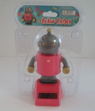 Solar Dancing Robot (Grey & Red)