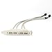 Motherboard 4 Ports USB 2.0 Slot Plate Adapter Hubs Expansion Rear Panel Header Bracket