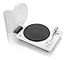 Denon DP-400 (White) Semi-Automatic Analog Turntable with Speed Auto Sensor | Specially Designed Curved Tonearm | Supports 33 1/3. 45, 78 RPM (Vintage) Speeds | Modern Looks, Superior Audiothumb 1