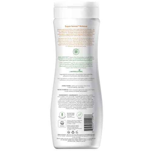 ATTITUDE Natural Moisturizing Body Wash, EWG Safe, Gentle on Sensitive