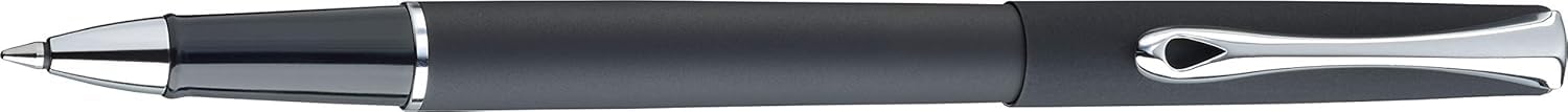 Diplomat - Traveller - Rollerball Pen - Matte Black - Resistant and Elegant - High End - 5 Years Warranty