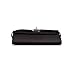Anifeel Women's Padlock Genuine Leather Wallets Purse Billfold (Black)