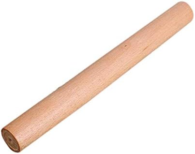 Wooden Rolling Pin Smooth Carved Wood Embossed Rolling Pin Baking Kitchen Tools by LuckUK