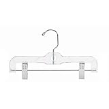 Only Hangers Only Children's Plastic Pant/Skirt Hanger-10 (25), Clear