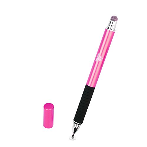 Healcity Premium Capacitive Stylus Pen,Disc & Fiber Tip 2 in 1 Series,Fine Point Stylus Tip,High Sensitivity & Precision,Universal on iPhone/ iPad/ Tablet/laptop and other Touchscreens (Red) - Thumbnail 6